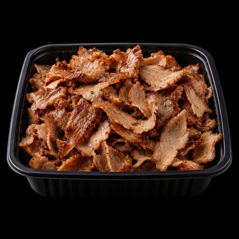 Doner Meat in Tray