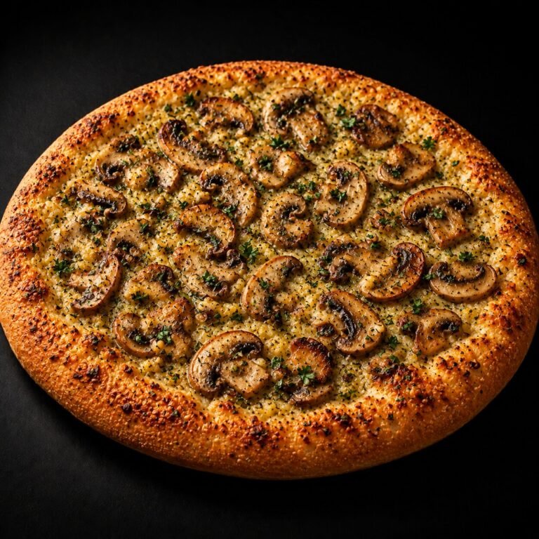 Mushroom Garlic Bread